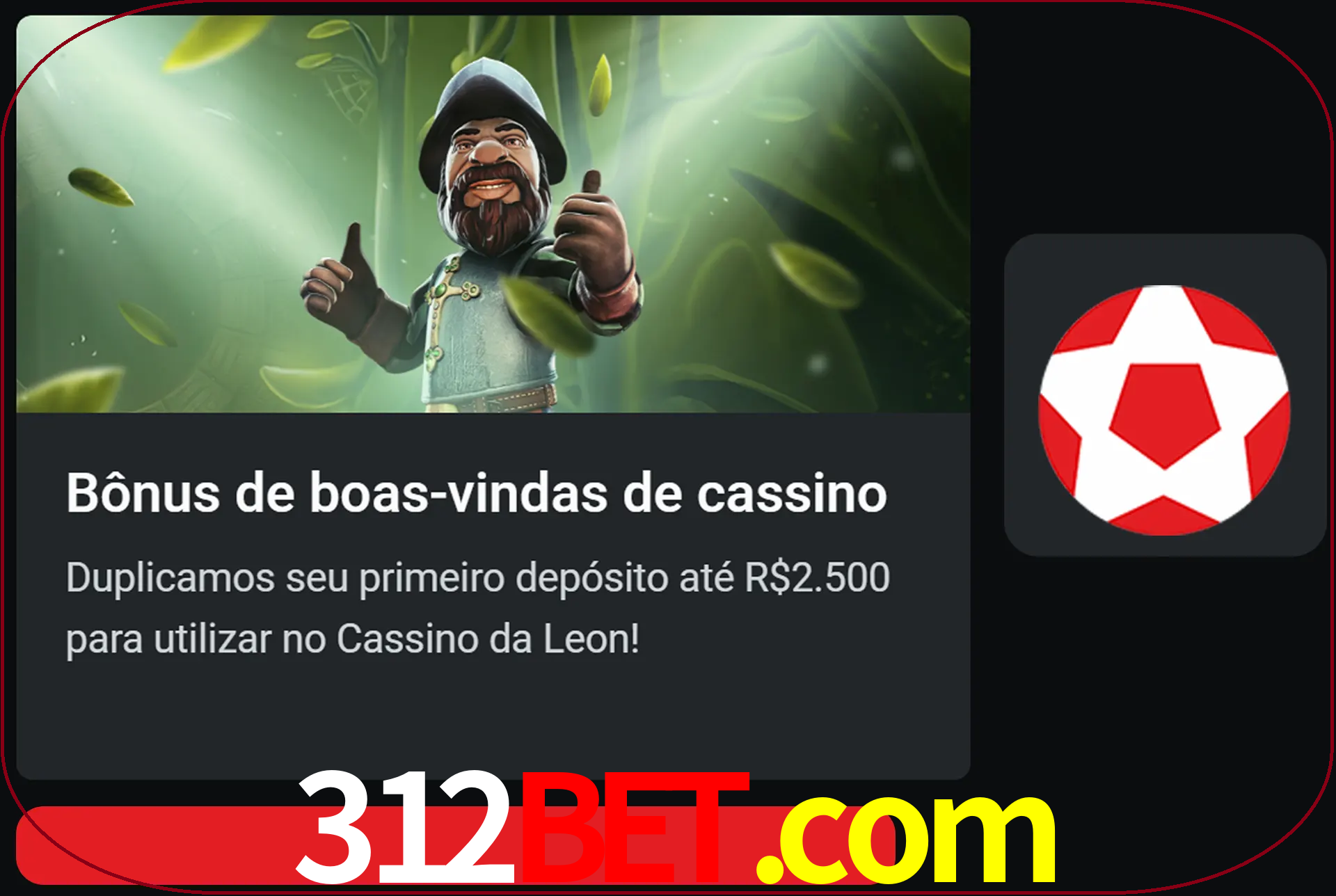 Receba seu dinheiro do bônus de boas-vindas após o primeiro depósito.